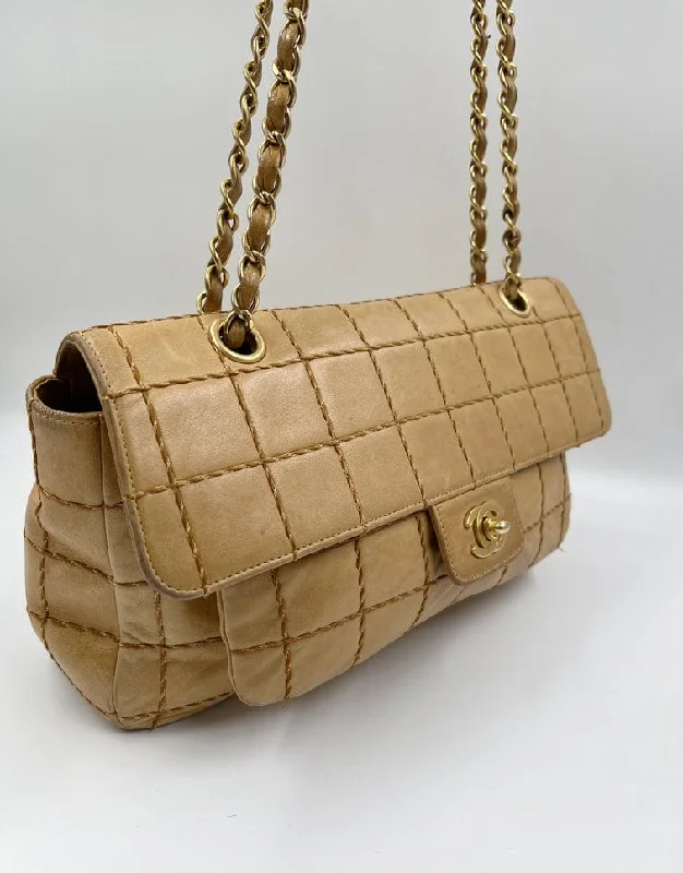 Chanel New Arrival Handbag with Gold HardwareVintage Chanel Chocolate Flap Bag