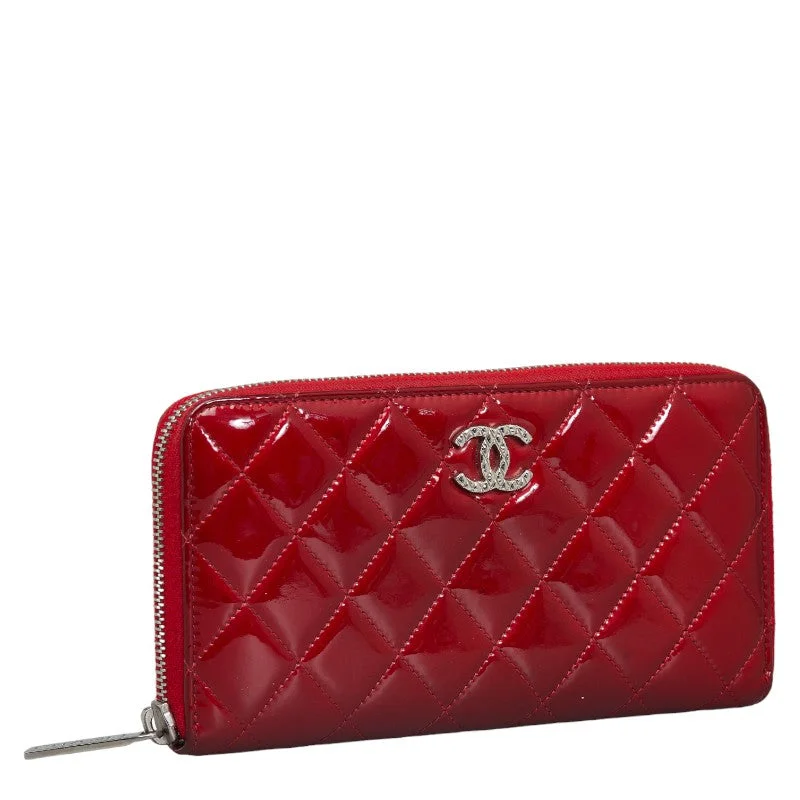 Chanel Limited Edition Handbag for CollectorsChanel CC Patent Matelasse Zip Around Wallet  Leather Long Wallet in Good condition