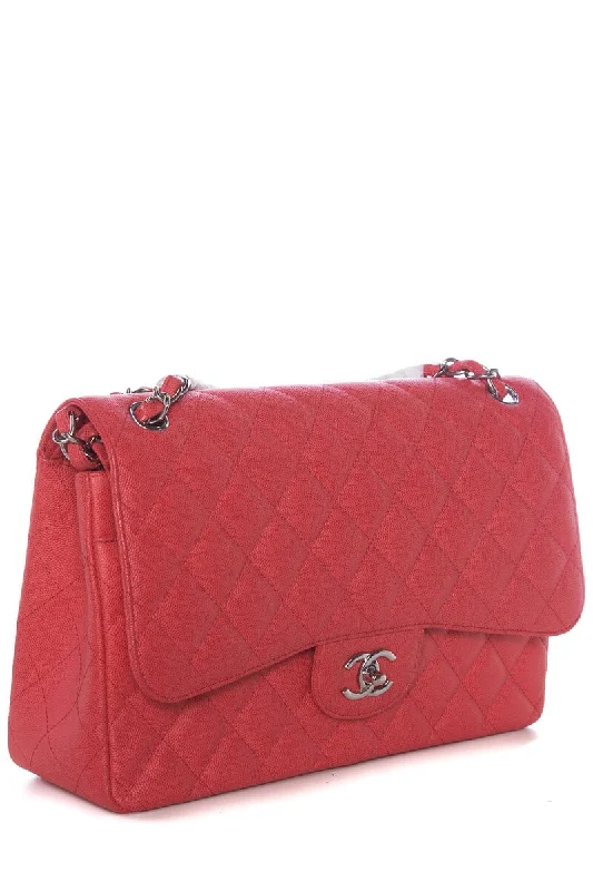 Chanel Limited Edition Handbag for CollectorsChanel Pink Caviar Jumbo SHW  Handbag