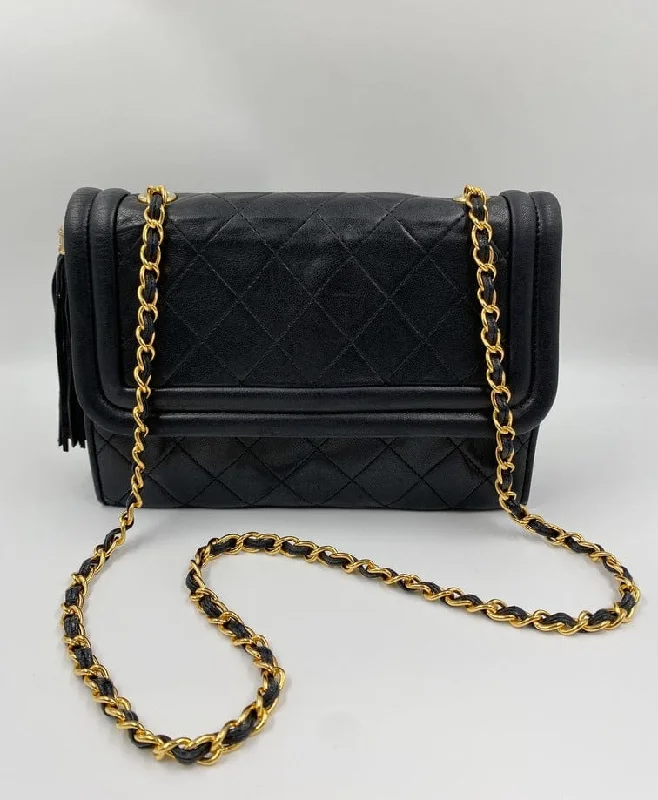 Chanel Small Crossbody Bag for TravelVintage Chanel Flap Bag w Tassel