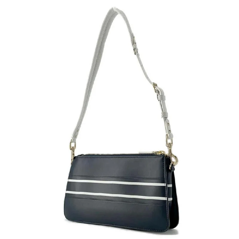 Christian Dior handbags with a back - pocket for quick storageDior Vibe Accessories Pouch Navy/White Leather