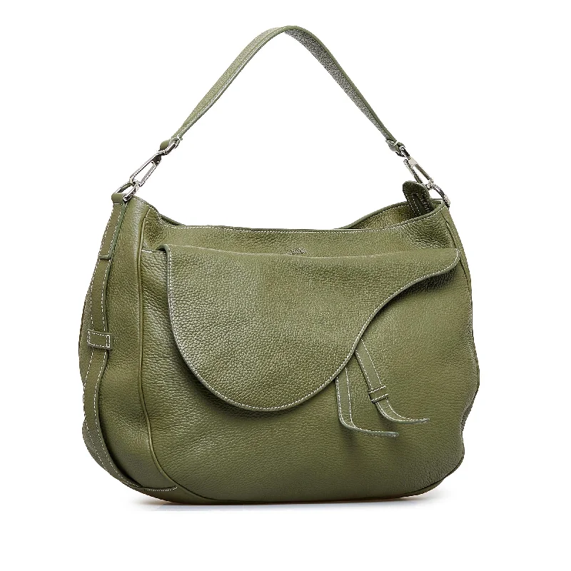 Christian Dior handbags with a snap - button closure and a decorative buckleDior Soft Saddle Hobo (tUv8ul)