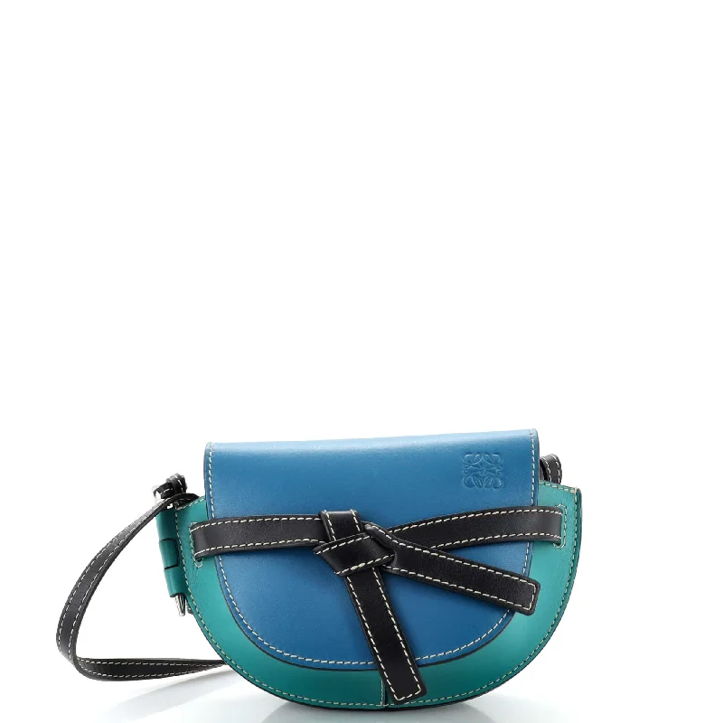 Luxury Christian Dior crossbody bags with a chain - link strapGate Shoulder Bag Leather Small