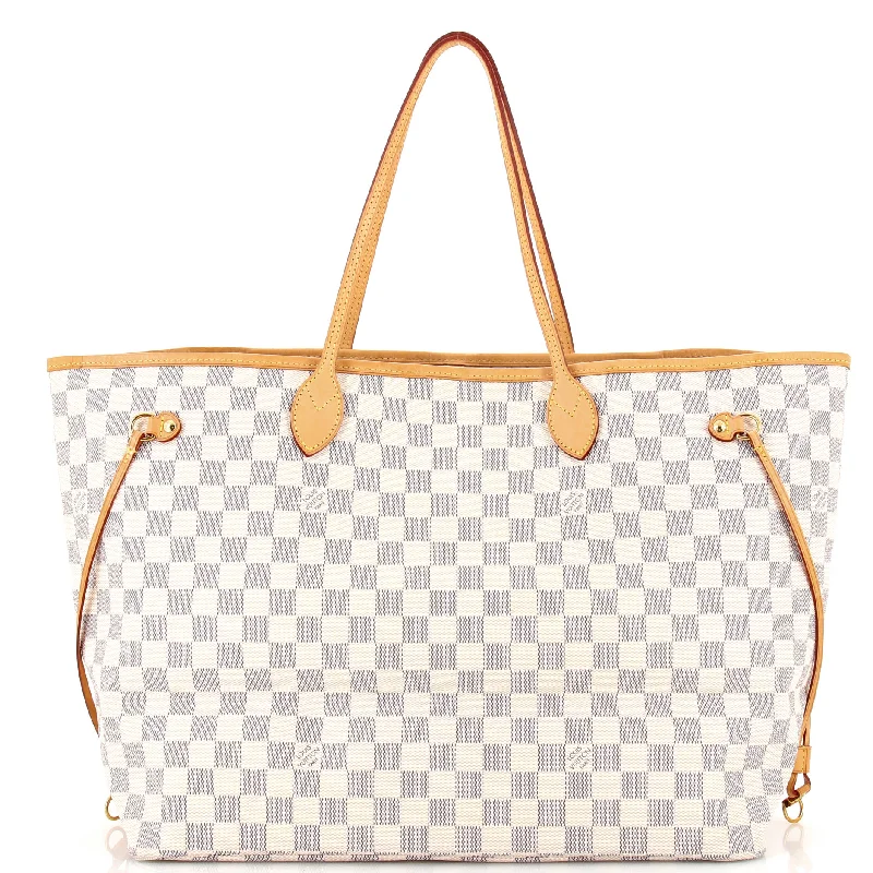 Contemporary Christian Dior handbags with a unique shapeNeverfull NM Tote Damier GM