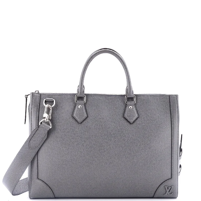 Christian Dior handbags with a detachable mirror for on - the - go touch - upsSlim Briefcase Taiga Leather