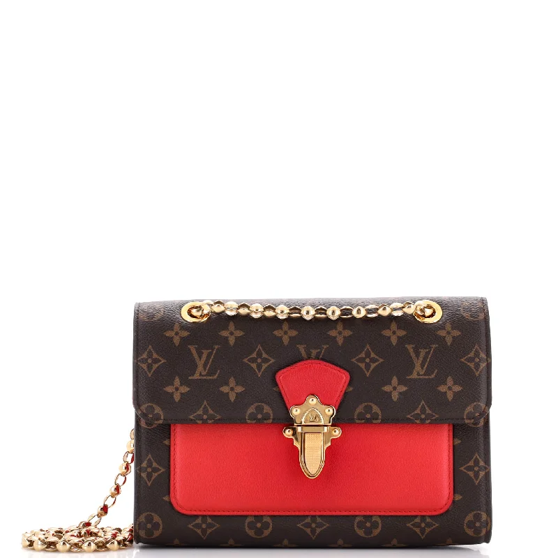 Trendsetting Christian Dior crossbody bags with a colorful strapVictoire Handbag Monogram Canvas and Leather